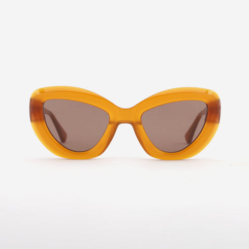 Butterfly-shaped with 3D effect Acetate Female Sunglasses  22A8074